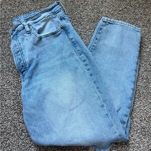 High Rise Straight Leg Jeans